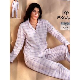 Піжама тепла жіноча 1604 lilac р.M-XL "DONELLA" недорого оптом від прямого постачальника