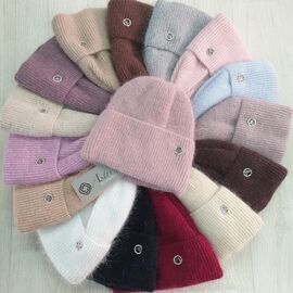 Шапка зимова жіноча CN1693 mix р.56-60 "SELFI" недорого оптом від прямого постачальника