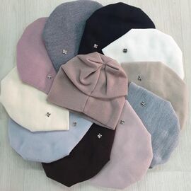 Шапка зимова жіноча CN1696 mix р.56-60 "SELFI" недорого оптом від прямого постачальника