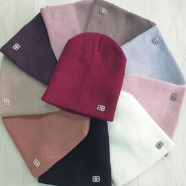 Шапка дитяча зимова на дівчинку CN1702 mix р.one size "SELFI" недорого оптом від прямого постачальника