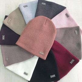 Шапка дитяча зимова на дівчинку CN1703 mix р.one size "SELFI" недорого оптом від прямого постачальника