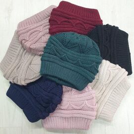 Шапка зимова жіноча CN1712 mix р.50-56 "SELFI" недорого оптом від прямого постачальника