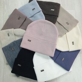 Шапка зимова жіноча CN1716 mix р.56-60 "SELFI" недорого оптом від прямого постачальника