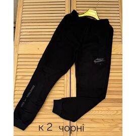 Фотография Штаны спортивные мужские утеплённые K2 black р.46-54 "VICTORY" недорого оптом от прямого поставщика