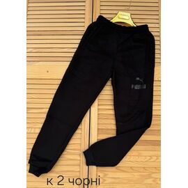 Фотография Штаны спортивные мужские утеплённые K2-1 black р.46-54 "VICTORY" недорого оптом от прямого поставщика