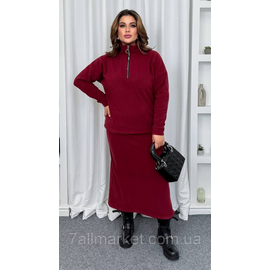 Костюм 2-ка жіночий стильний флісовий розміри: 46-60 "LADA" недорого від прямого постачальника