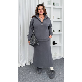 Костюм 2-ка жіночий стильний флісовий розміри: 46-60 "LADA" недорого від прямого постачальника