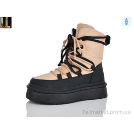 Фотография Ботинки женские стильные зима L-X906-71 (8 пар р.36-41) "Lilin" недорого оптом от прямого поставщика