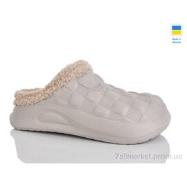 Сабо для жінок літні Зима 604 капучино (8 пар р.36-41) "Крок" недорого оптом від прямого постачальника