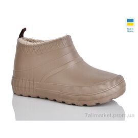 Галоши жіночі Зима D40 капучино (6 пар р.37-41) "Крок" недорого оптом від прямого постачальника