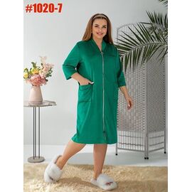 Халат жіночий 1020-7 green р.50-64 "HOME STYLE" недорого оптом від прямого постачальника