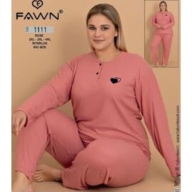 Піжама жіноча 1111 powder р.52-56 "HOME STYLE" недорого оптом від прямого постачальника