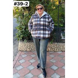 Куртка жіноча демісезонна 39-2 grey р.50-60 "HOME STYLE" недорого оптом від прямого постачальника