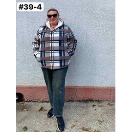 Куртка жіноча демісезонна 39-4 grey р.50-60 "HOME STYLE" недорого оптом від прямого постачальника