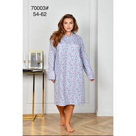 Нічня жіноча 70003 l.blue р.54-62 "HOME STYLE" недорого оптом від прямого постачальника