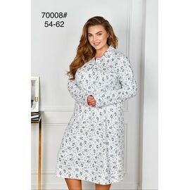 Нічня жіноча 70008 white р.54-62 "HOME STYLE" недорого оптом від прямого постачальника