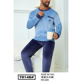 Піжама чоловіча 70148 blue р.46-54 "HOME STYLE" недорого оптом від прямого постачальника