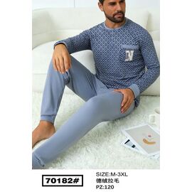 Піжама чоловіча 70182 l.blue р.46-54 "HOME STYLE" недорого оптом від прямого постачальника