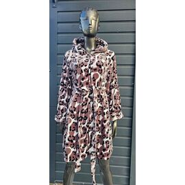 Халат жіночий теплий RL810 brown р.48-52 "HOME STYLE" недорого оптом від прямого постачальника