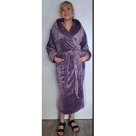 Халат жіночий теплий RL818 grey р.XL-3XL "HOME STYLE" недорого оптом від прямого постачальника