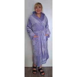 Халат жіночий теплий RL820 lilac р.XL-3XL "HOME STYLE" недорого оптом від прямого постачальника
