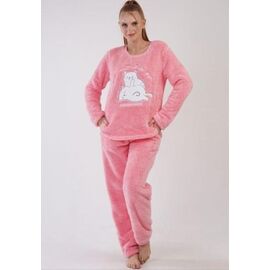 Піжама тепла жіноча RL845 pink р.44-50 "HOME STYLE" недорого оптом від прямого постачальника