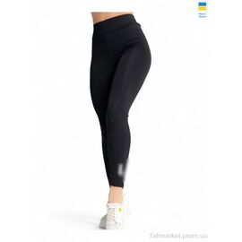 Лосінси жіночі Зима 2000-1 чорний Pm (4 шт. р.сіткаXL-4XL) "Sport style" недорого оптом від прямого постачальника