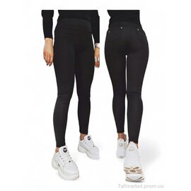 Лосінси жіночі Зима 7031 чорний (4 шт. р.сіткаXL-4XL) "Sport style" недорого оптом від прямого постачальника