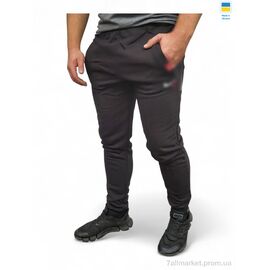 Спортивні штани чоловічі Зима 22 чорний (5 шт. р.сітка50-58) "Sport style" недорого оптом від прямого постачальника
