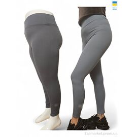 Лосінси жіночі Зима 7225-1-1 сірий (4 шт. р.сіткаS-XL) "Sport style" недорого оптом від прямого постачальника
