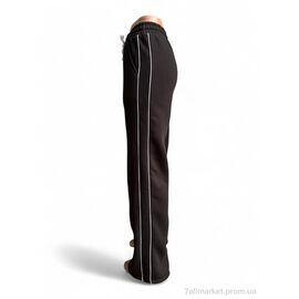 Спортивні штани жіночі Зима 8356 чорний (4 шт. р.сіткаS-XL) "Sport style" недорого оптом від прямого постачальника