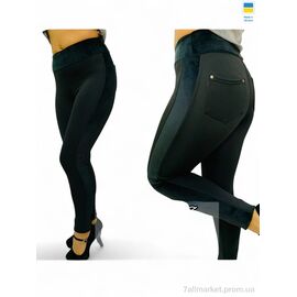 Лосінси жіночі Зима 228 чорний (4 шт. р.сіткаS-XL) "Sport style" недорого оптом від прямого постачальника