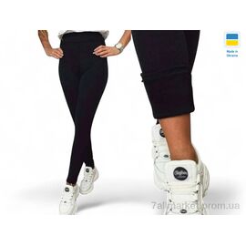Лосінси жіночі Зима 1031 чорний (4 шт. р.сіткаXL-4XL) "Sport style" недорого оптом від прямого постачальника