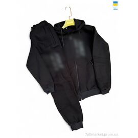 Спортивний костюм чоловічий Зима NK  чорний (5 шт. р.сітка46-54) "Sport style" недорого оптом від прямого постачальника