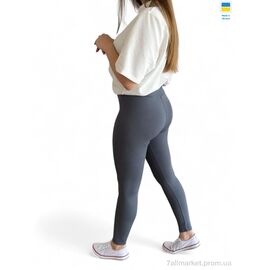 Лосінси жіночі Зима 70225 т.сірий (4 шт. р.сіткаXL-4XL) "Sport style" недорого оптом від прямого постачальника