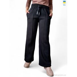 Спортивні штани жіночі Зима 8048 чорний (4 шт. р.сіткаS-XL) "Sport style" недорого оптом від прямого постачальника