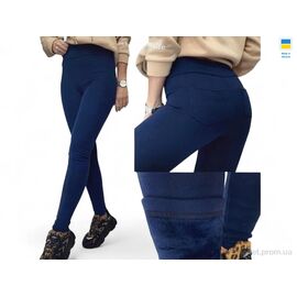 Лосінси жіночі Зима 2222 т.синій (4 шт. р.сіткаS-XL) "Sport style" недорого оптом від прямого постачальника