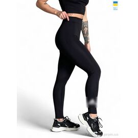 Лосінси жіночі Зима 7000-1 AD чорний (4 шт. р.сітка2XL-5XL) "Sport style" недорого оптом від прямого постачальника