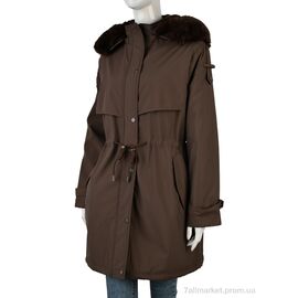 Куртка жіноча Зима 4268-7068 coffee (4 шт. р.сіткаL-2XL) "Мир" недорого оптом від прямого постачальника