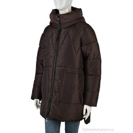 Куртка жіноча Зима 4268-7083 coffee (5 шт. р.сіткаL-4XL) "Pryama Vigoda" недорого оптом від прямого постачальника