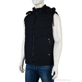 Чоловічий жилет Весна/осінь 4270 navy (5 шт. р.сіткаL-4XL) "Pryama Vigoda" недорого оптом від прямого постачальника