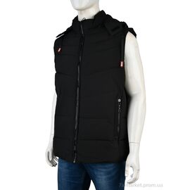 Чоловічий жилет Весна/осінь 4271 black (5 шт. р.сітка5XL-9XL) "Pryama Vigoda" недорого оптом від прямого постачальника