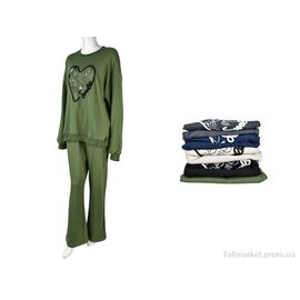 Спортивний костюм жіночий Зима 4274-Q715 mix (10 шт. р.сіткаXL-4XL) "Pryama Vigoda" недорого оптом від прямого постачальника