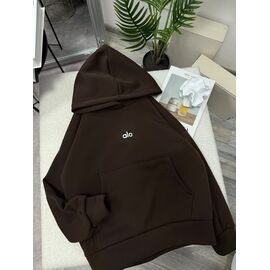 Худі жіноче 9068 brown р.42-48 "LINDA" недорого оптом від прямого постачальника