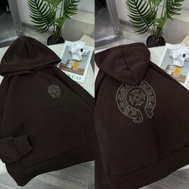 Худі жіноче 9071 brown р.42-48 "LINDA" недорого оптом від прямого постачальника