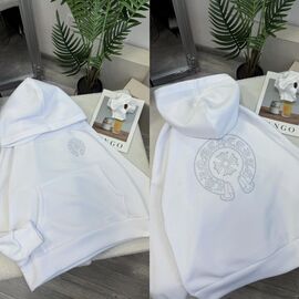 Худі жіноче 9071 white р.42-48 "LINDA" недорого оптом від прямого постачальника