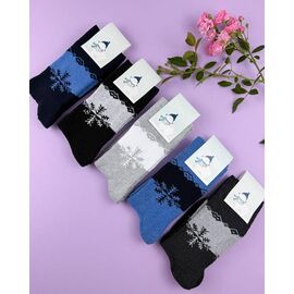 Фотография Носки женские тёплые HK568 mix р.36-41 "Annet" недорого оптом от прямого поставщика