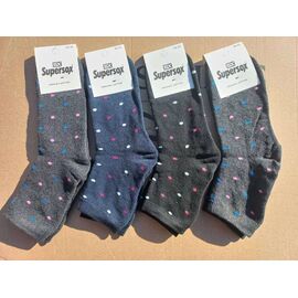 Фотография Носки женские тёплые HK569 mix р.35-40 "Annet" недорого оптом от прямого поставщика