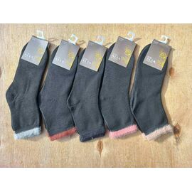 Шкарпетки жіночі теплі HK8793 black р.37-42 "Annet" недорого оптом від прямого постачальника