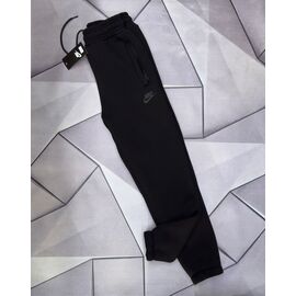 Штани спортивні чоловічі утеплені 66033 black р.S-2XL "MACCALI" недорого оптом від прямого постачальника